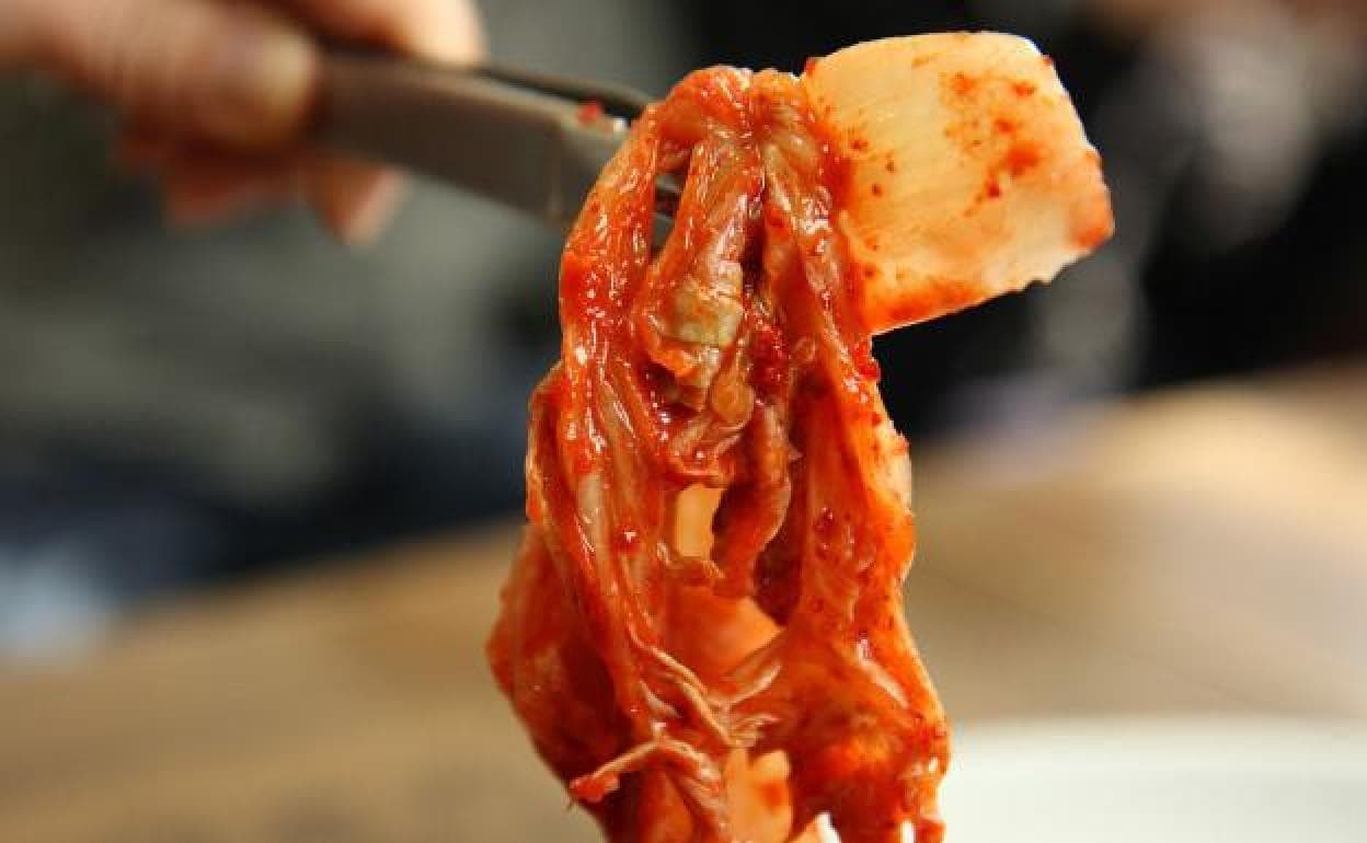 El kimchi es una preparación de origen coreano. 