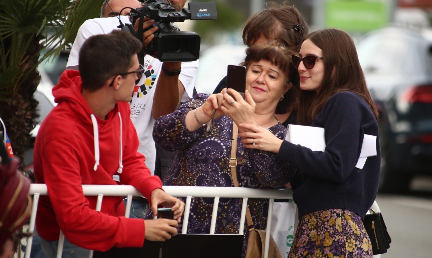 María Valverde llega a Donostia. 