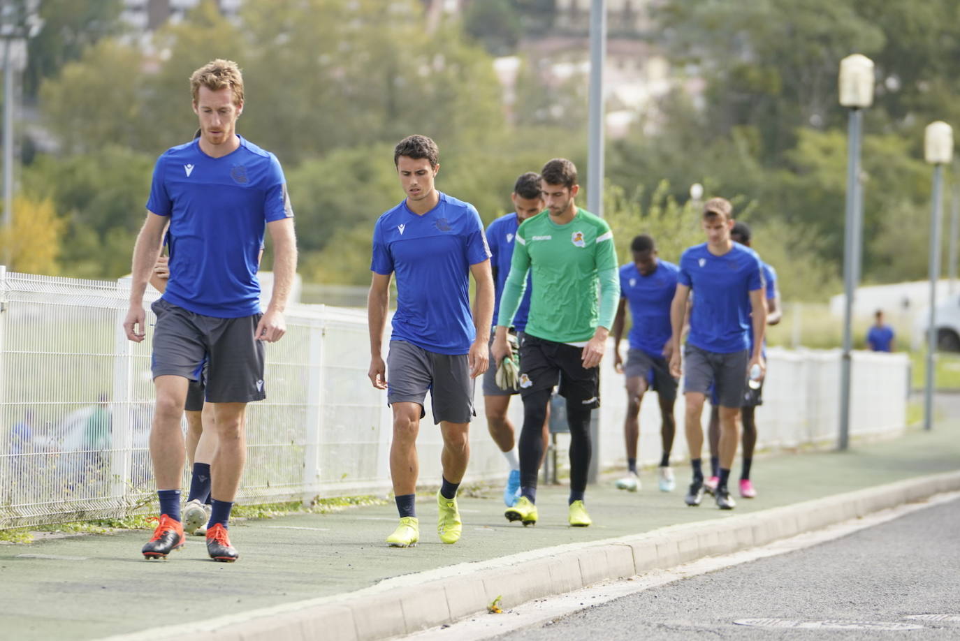 Fotos: Real Sociedad, todo a punto para enfrentarse al Alavés