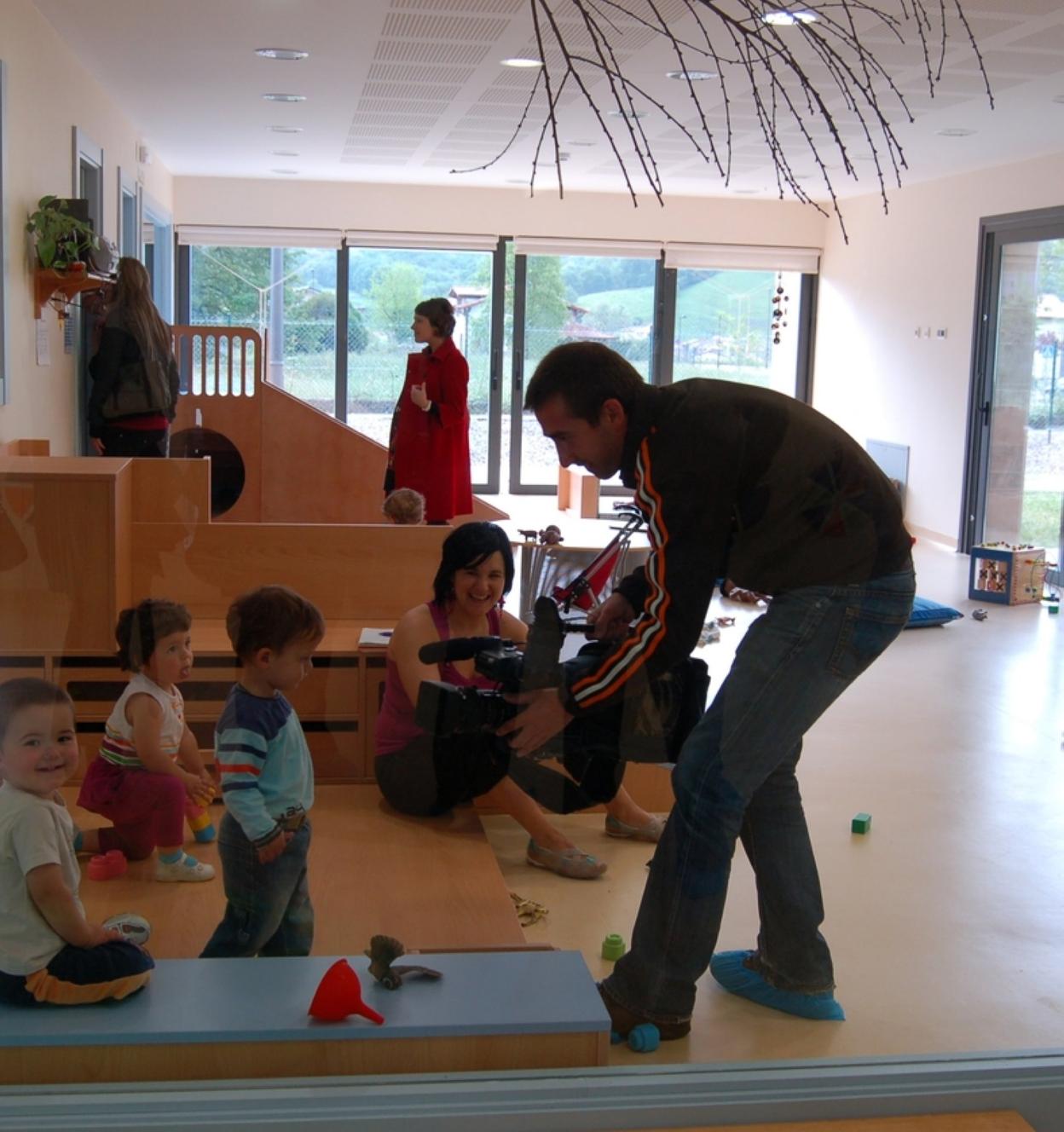 Niños en una escuela infantil 