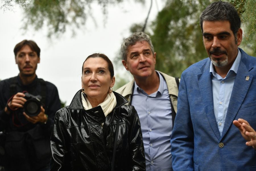 Fotos: Cristina Iglesias visita la isla San Clara