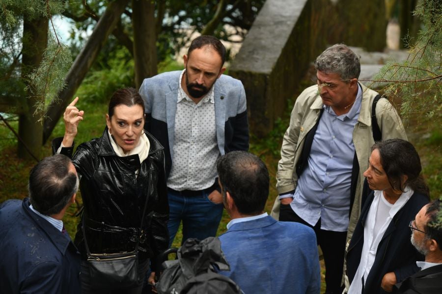 Fotos: Cristina Iglesias visita la isla San Clara