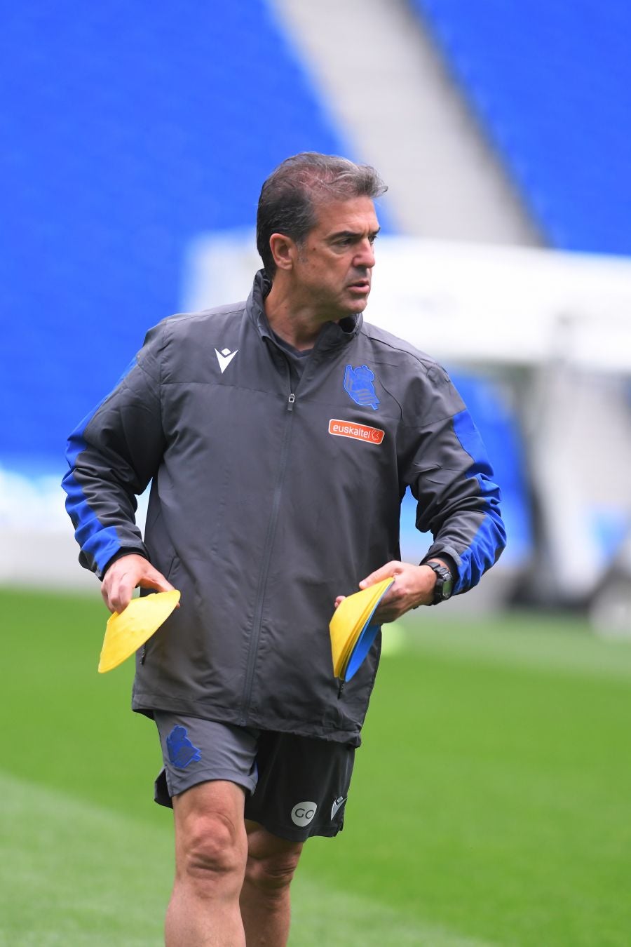 Las de Gonzalo Arconada se han ejercitado en el estadio en la última sesión preparatoria del derbi del domingo ante el Athletic