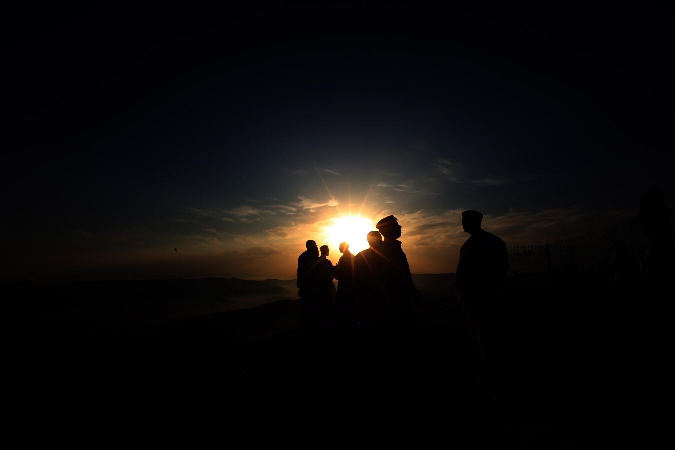 Fotos: Los samaritanos rezan en la montaña