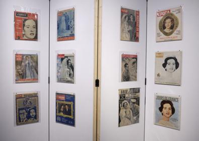 Imagen secundaria 1 - El vestido de novia de la reina Fabiola brilla en el Museo Balenciaga