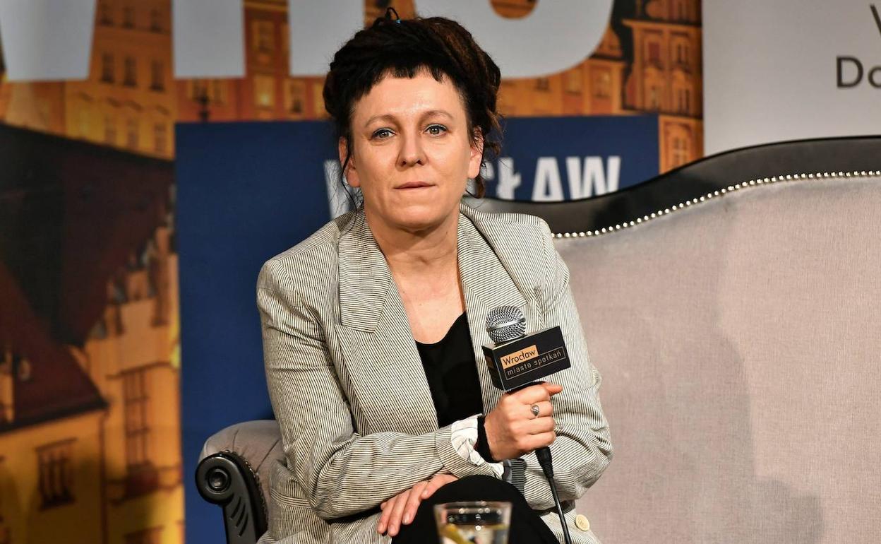 La escritora polaca Olga Tokarczuk. 