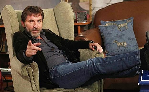 Antonio de la Torre, en la librería Ocho y Medio de Madrid.