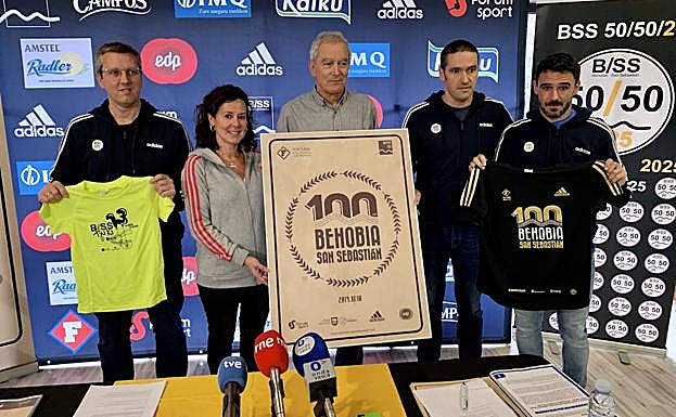 Presentación de la Behobia - San Sebastián. 