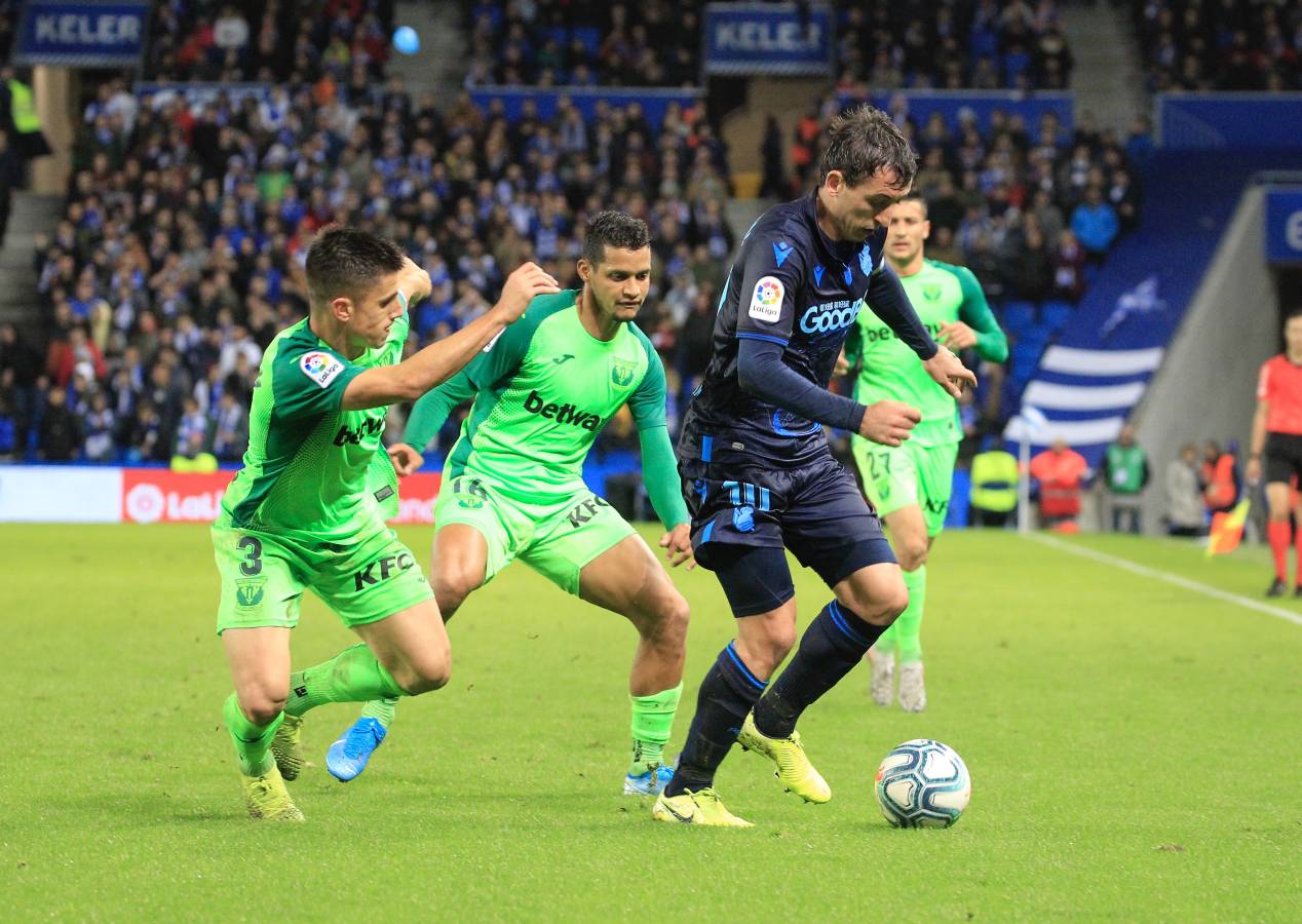 La Real Sociedad y el Leganés se miden en el Reale Arena. 