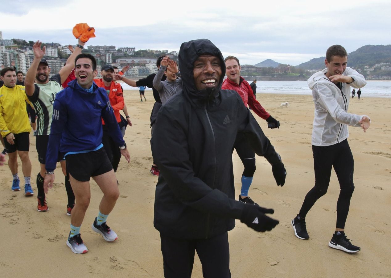Fotos: Las imágenes del entrenamiento con Gebrselassie