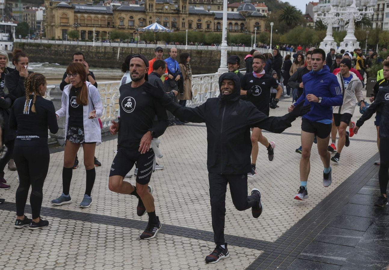 Fotos: Las imágenes del entrenamiento con Gebrselassie