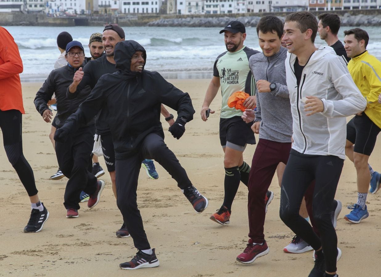 Fotos: Las imágenes del entrenamiento con Gebrselassie