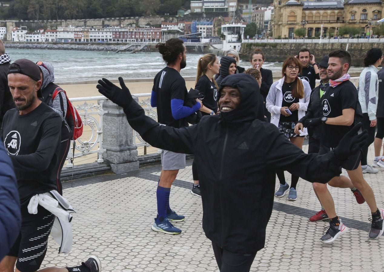 Fotos: Las imágenes del entrenamiento con Gebrselassie