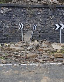 Imagen secundaria 2 - Gipuzkoa se empapa de lluvia y granizo