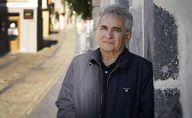 Atxaga, hace unas semanas en Asteasu. 