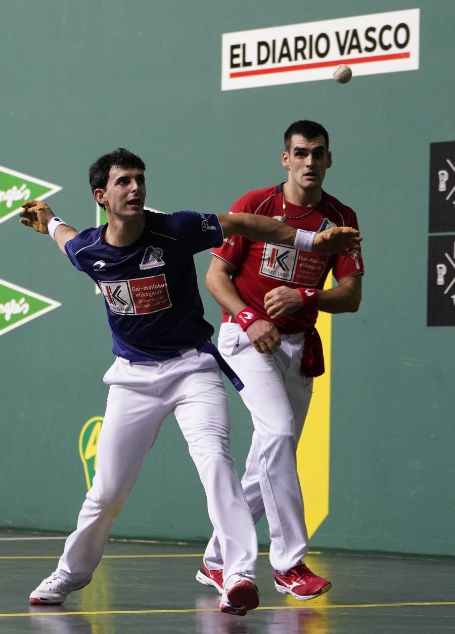 El navarro ha derrotado 22-16 a Altuna III en una final muy emocionante disputada en el Navarra Arena. 