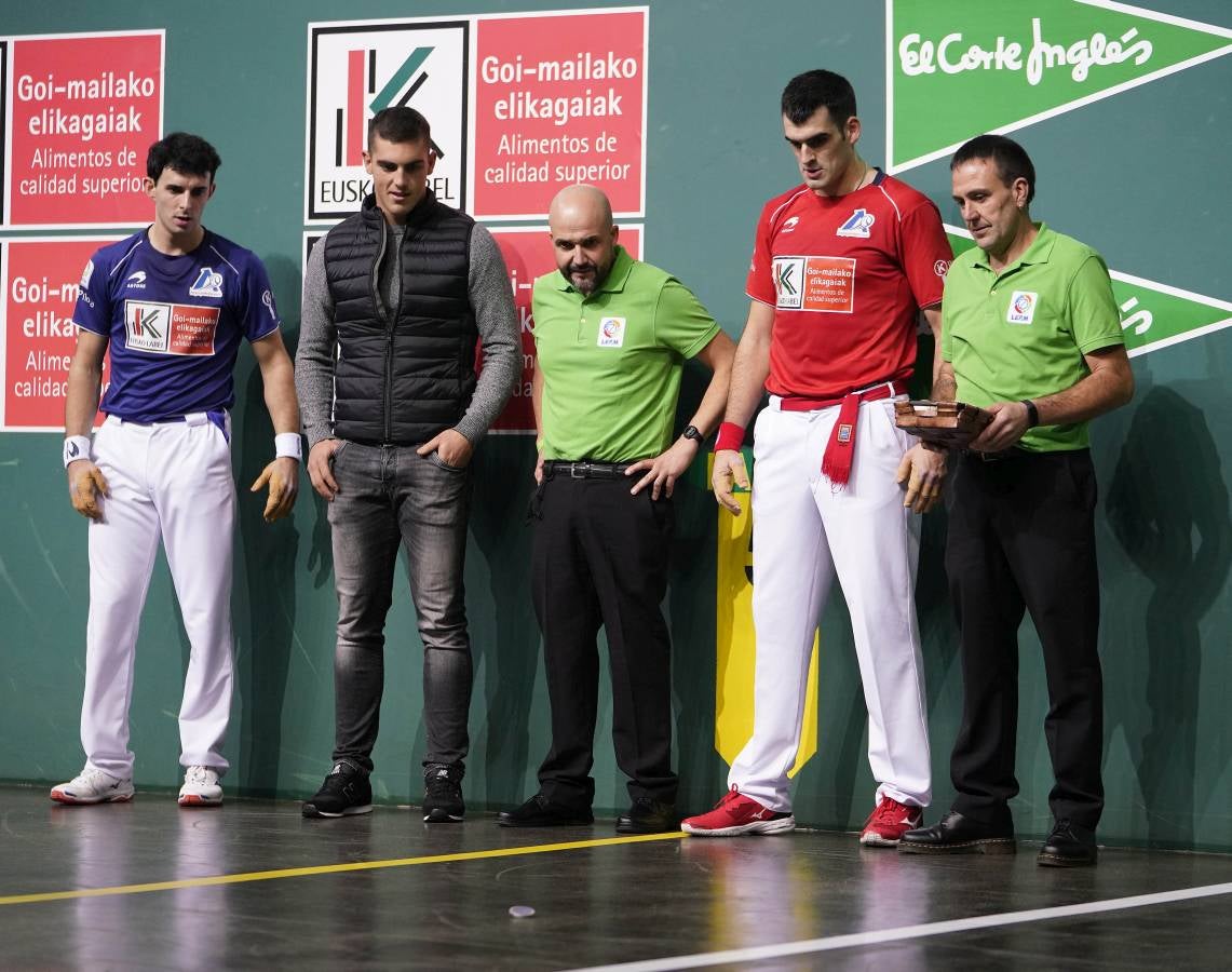 El navarro ha derrotado 22-16 a Altuna III en una final muy emocionante disputada en el Navarra Arena. 