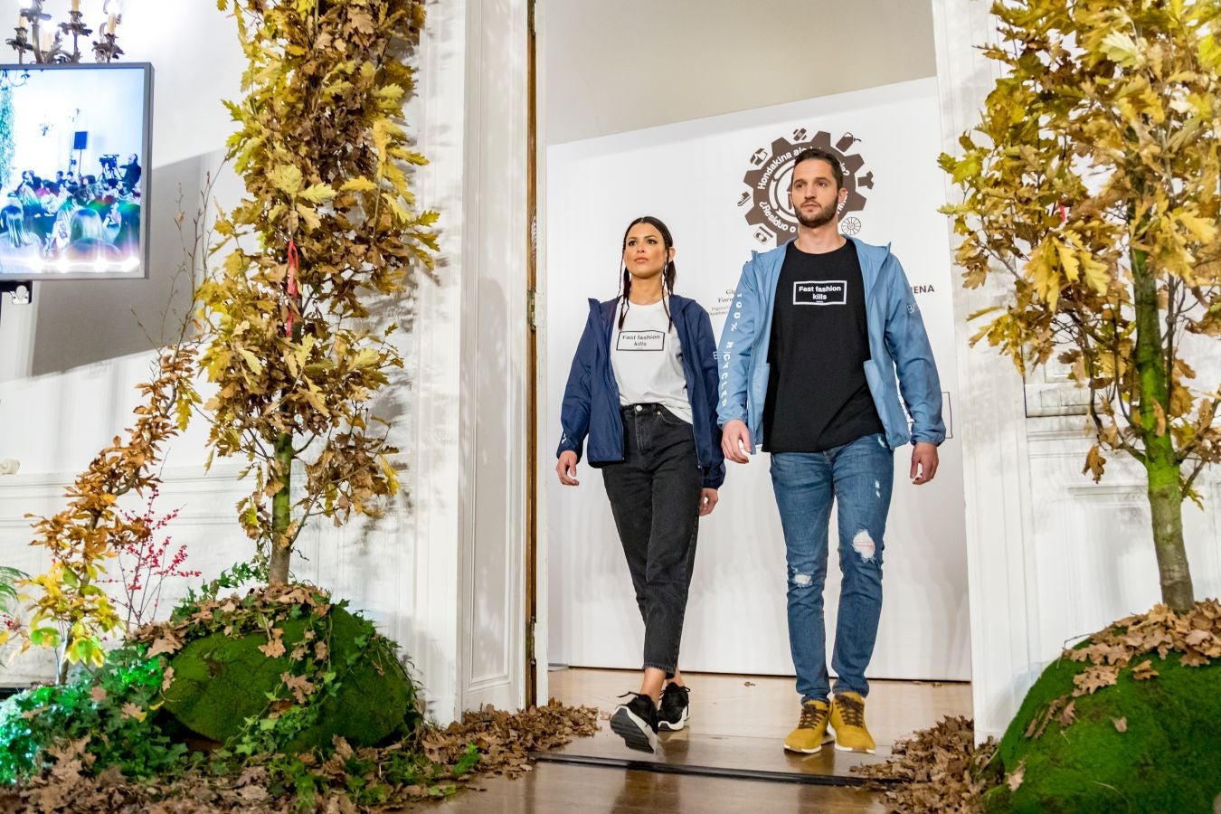 El desfile que tuvo lugar en el Palacio de Miramar abre la Semana de Prevención de Residuos de Gipuzkoa.