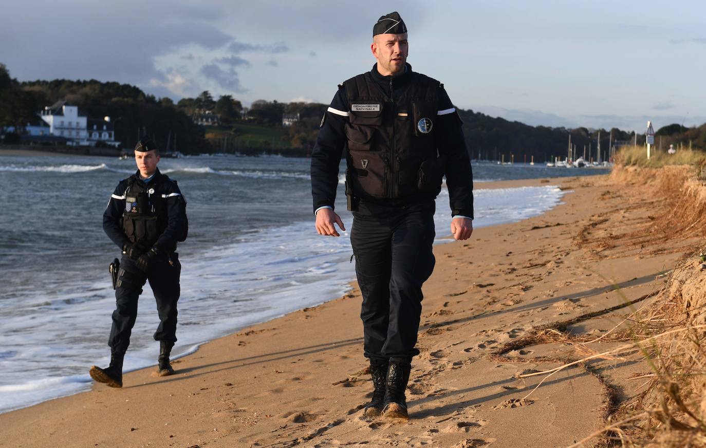 Fotos: Playas cerradas en la costa atlántica de Francia