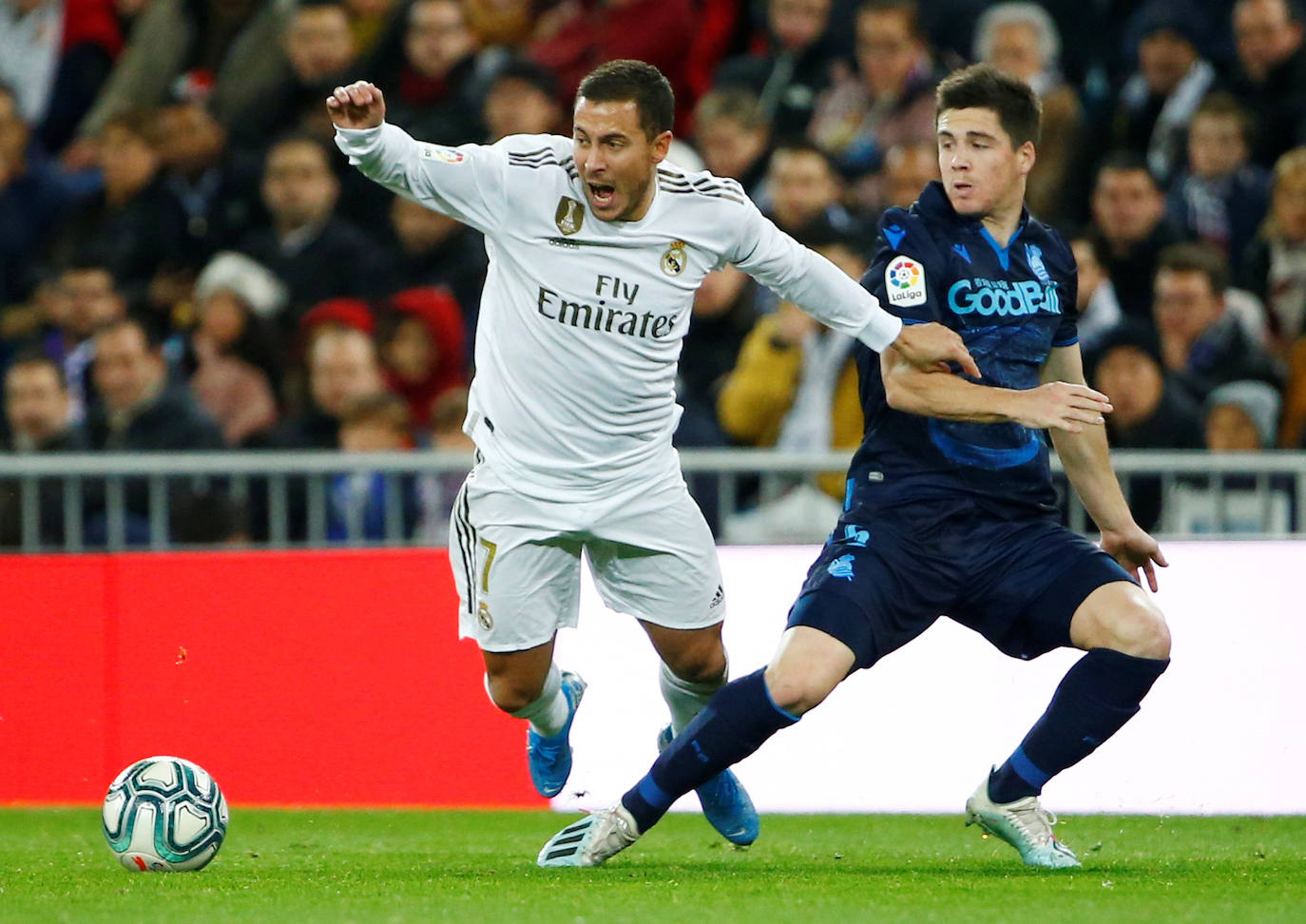 Las imágenes más destacadas del Real Madrid - Real Sociedad en el Bernabéu. 