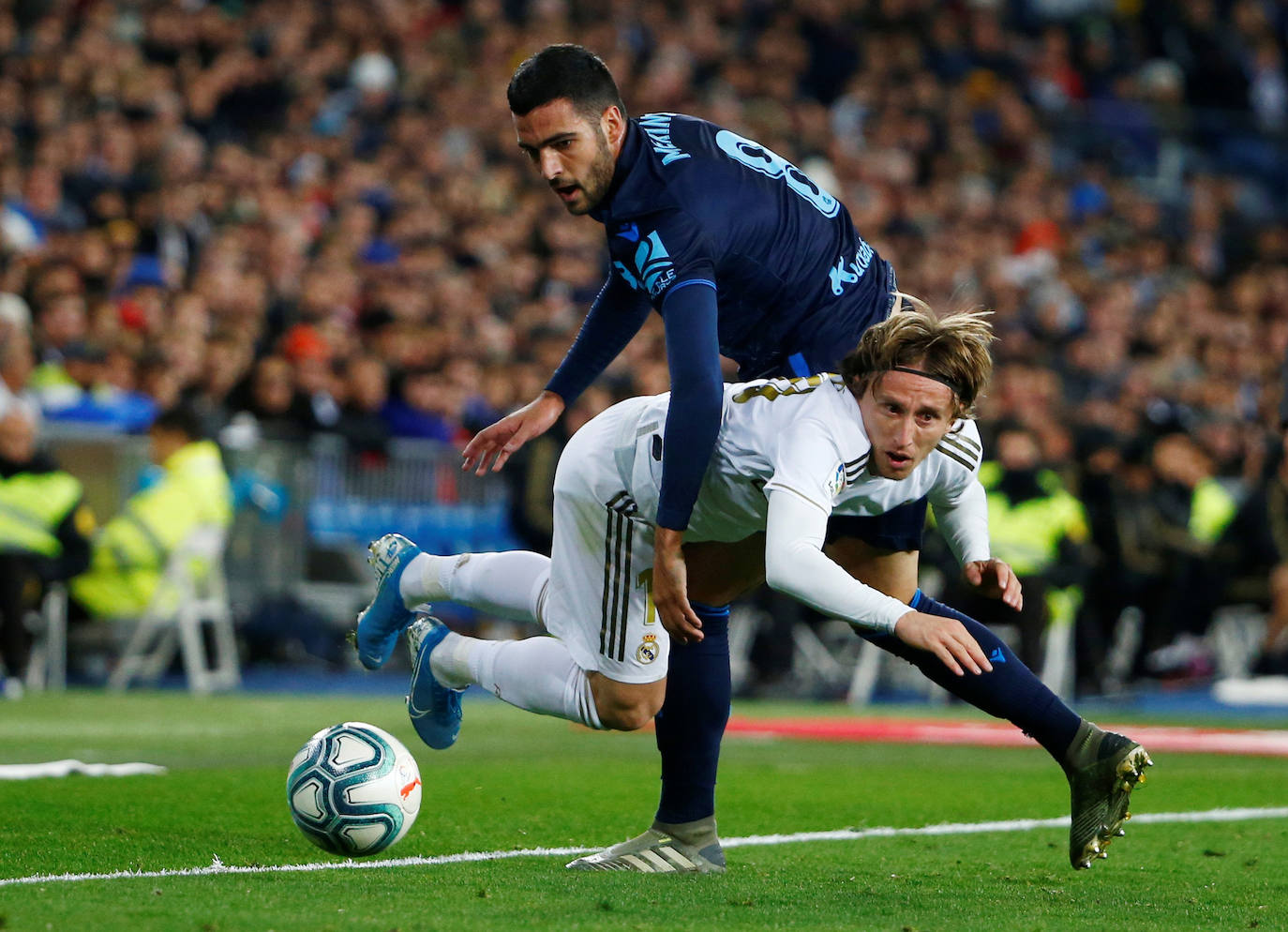 Las imágenes más destacadas del Real Madrid - Real Sociedad en el Bernabéu. 