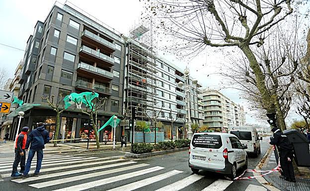 Imagen. Las consecuencias del temporal de viento en Gipuzkoa. 
