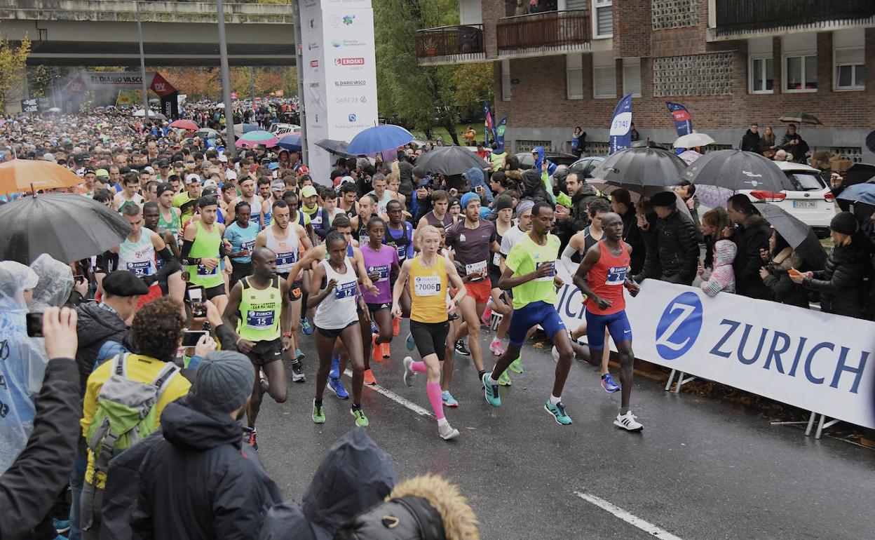 Amoroso Para buscar refugio diversión Ha llegado el día de la gran cita con el Zurich Maraton Donostia | El  Diario Vasco