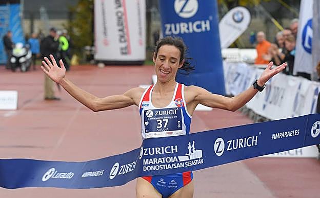 Susana Cunha ha sorprendido al grupo de las africanas. 