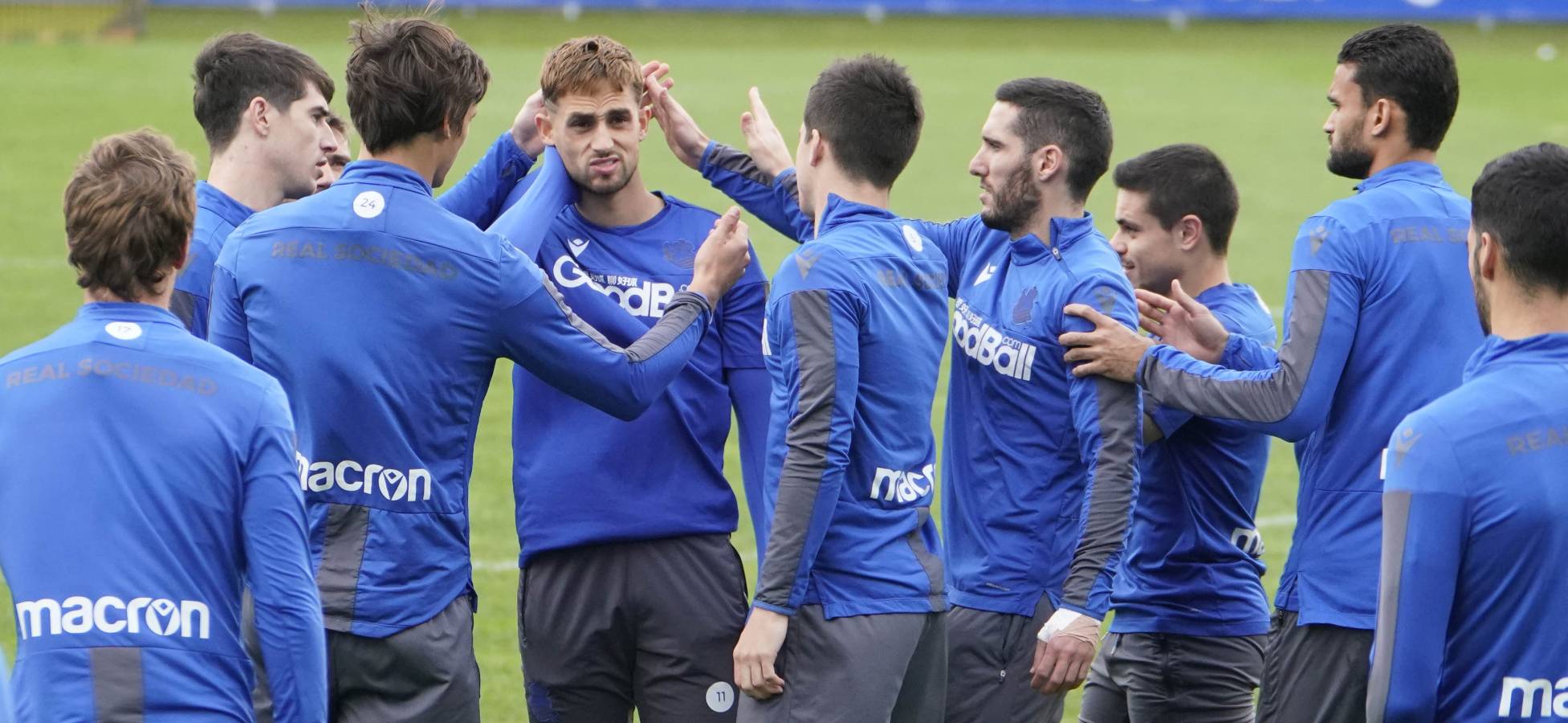 El conjunto de Imanol Alguacil se ha ejercitado en Zubieta.