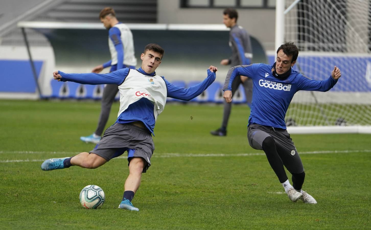 El conjunto de Imanol Alguacil se ha ejercitado en Zubieta.