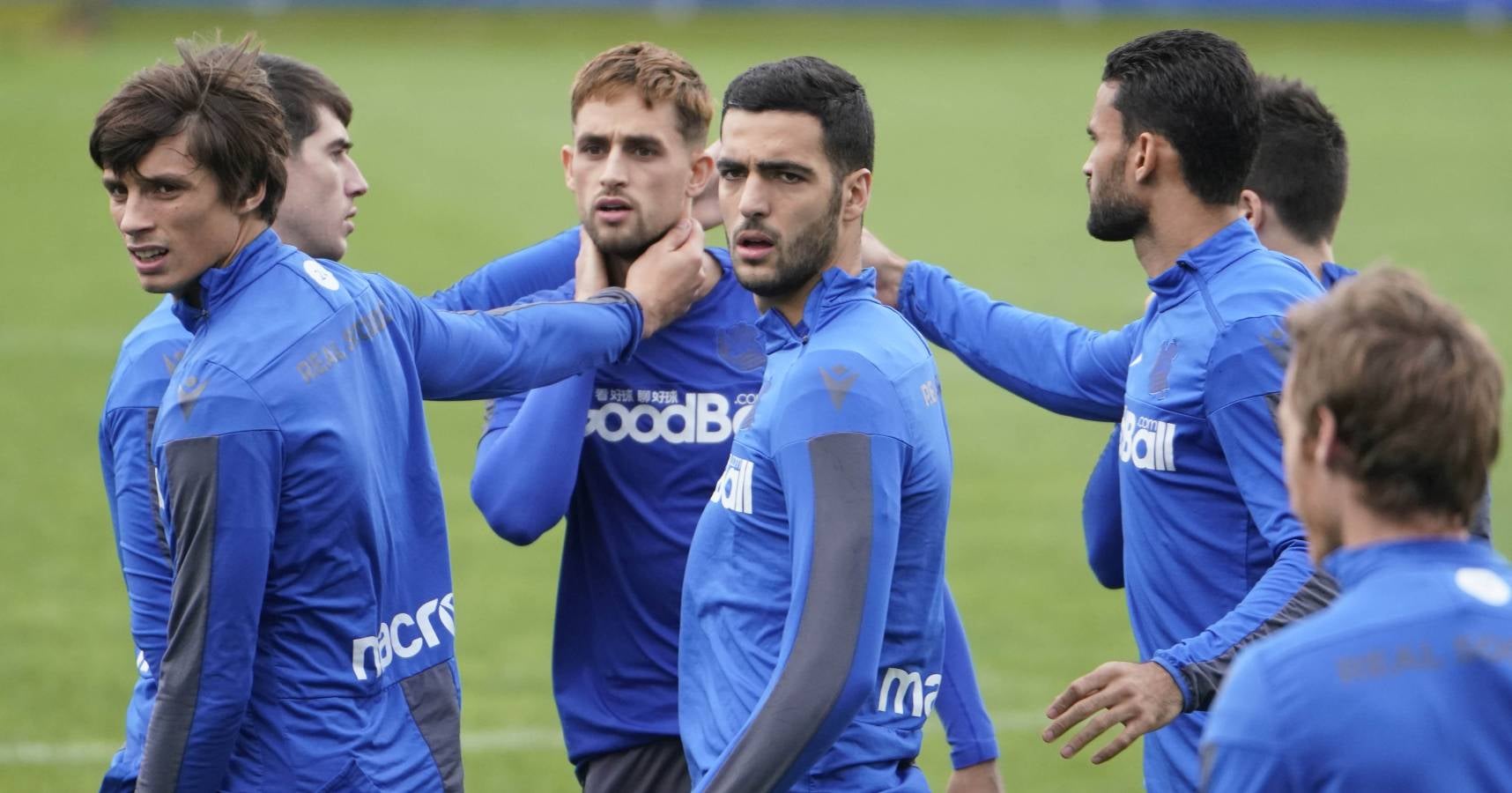 El conjunto de Imanol Alguacil se ha ejercitado en Zubieta.