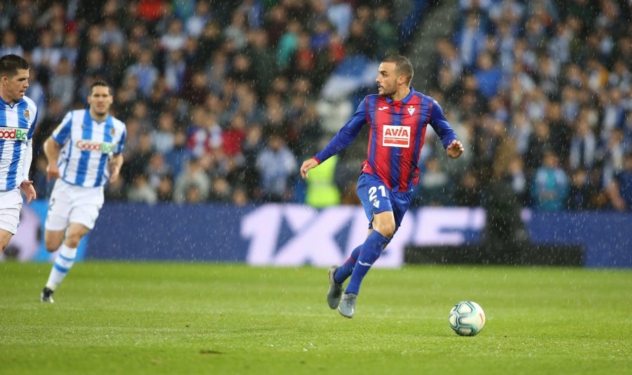 La Real Sociedad vence 4-1 al Eibar en el Reale Arena. 