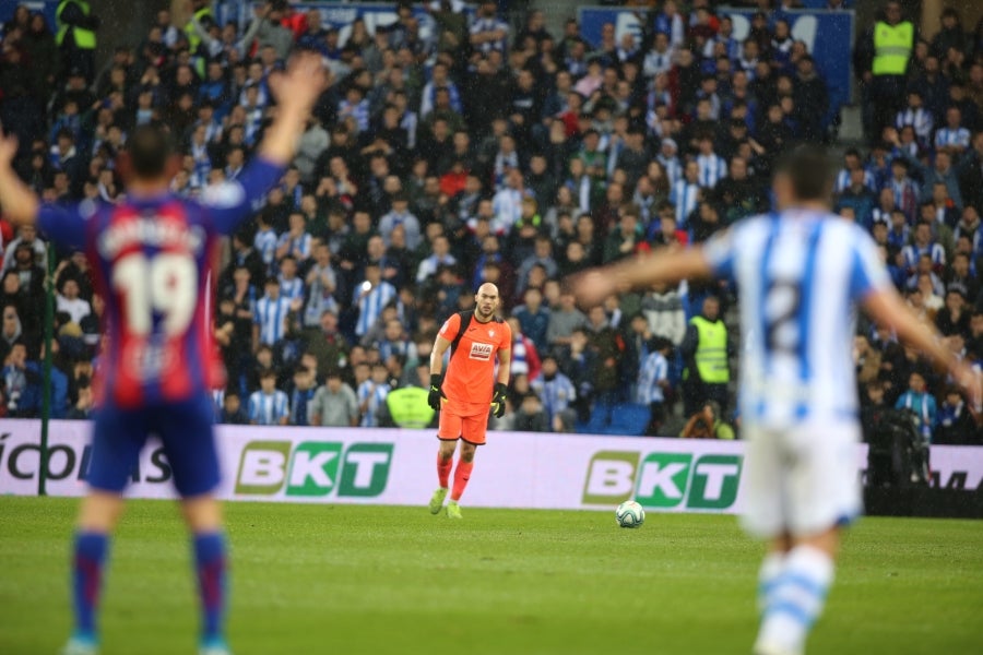 La Real Sociedad vence 4-1 al Eibar en el Reale Arena. 