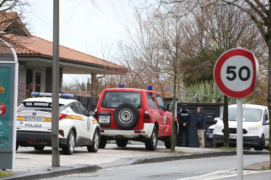 Fotos: Nueve intoxicados por monóxido de carbono emitido por una caldera en Donostia