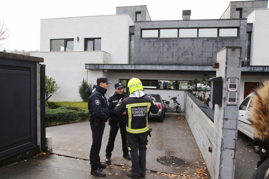 Fotos: Nueve intoxicados por monóxido de carbono emitido por una caldera en Donostia