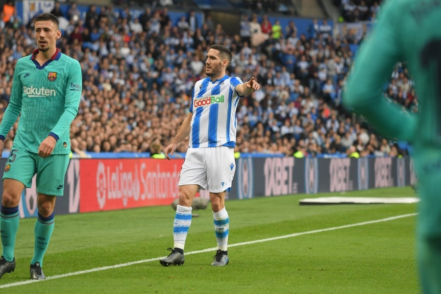 La Real Sociedad y el FC Barcelona han empatado a dos en el Reale Arena. 