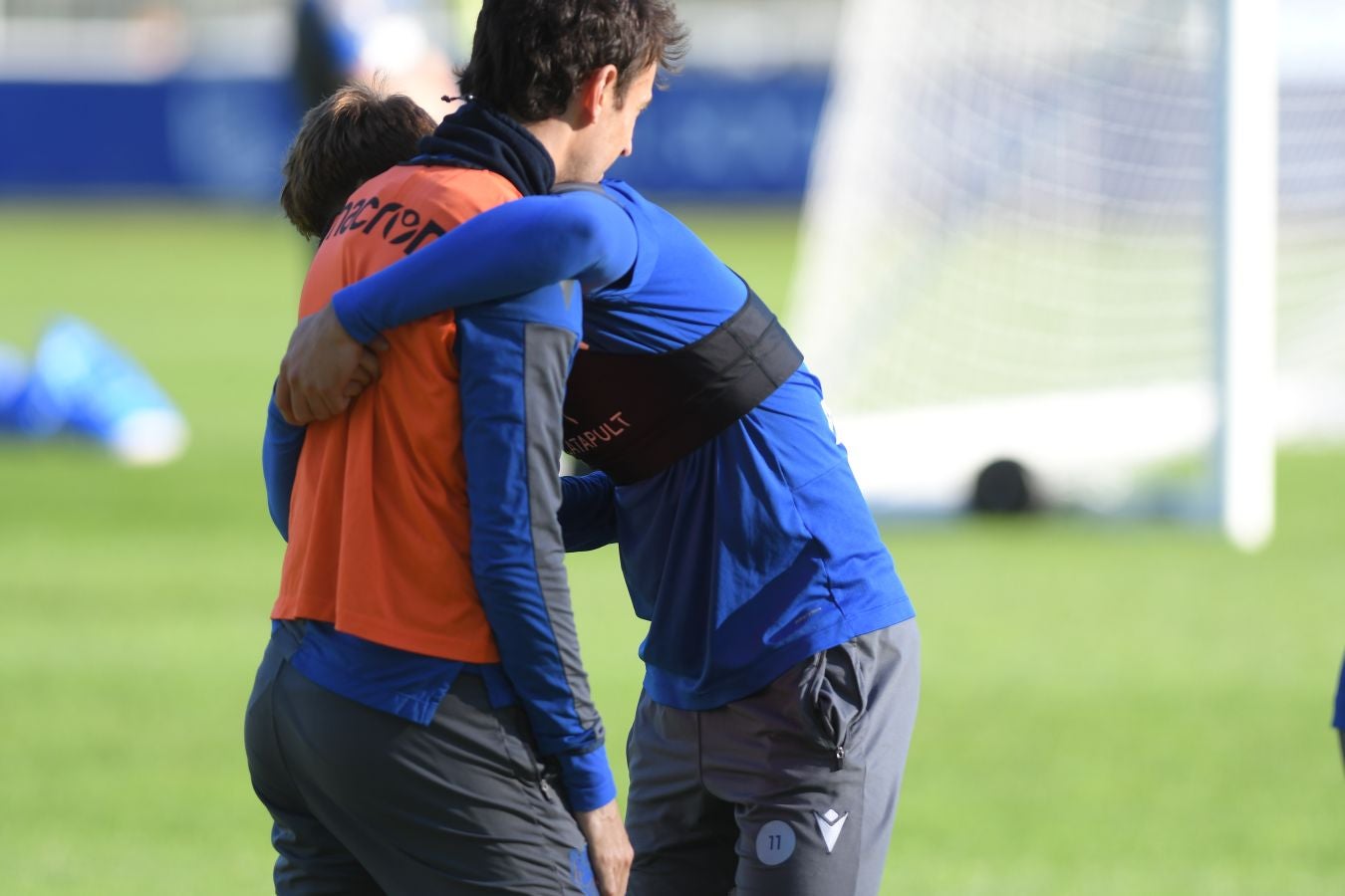 En la típica sesión en el José Luis Orbegozo la Real prepara desde ya el torneo del KO.