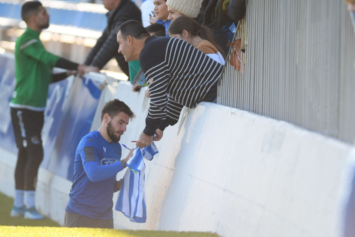 En la típica sesión en el José Luis Orbegozo la Real prepara desde ya el torneo del KO.