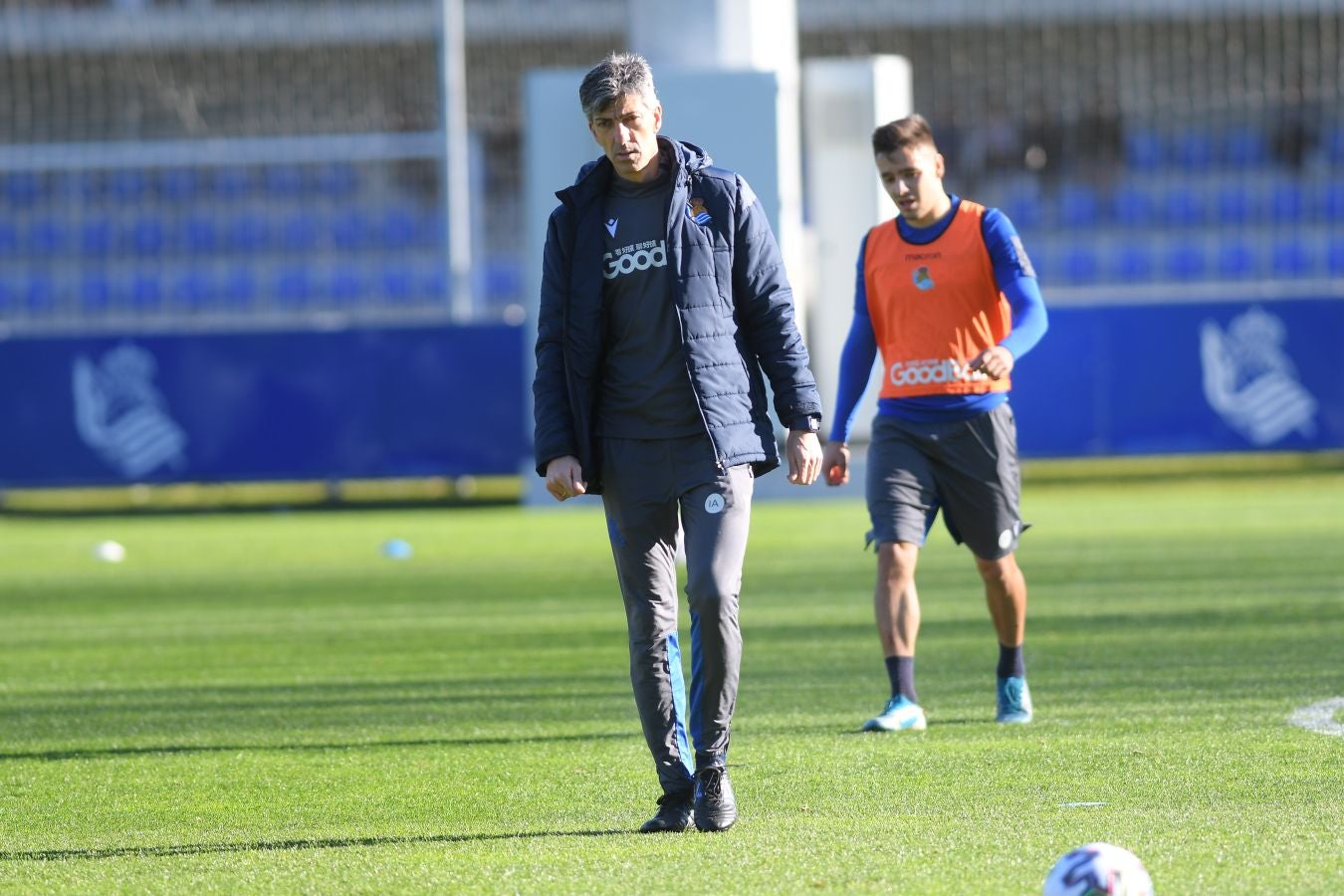 En la típica sesión en el José Luis Orbegozo la Real prepara desde ya el torneo del KO.