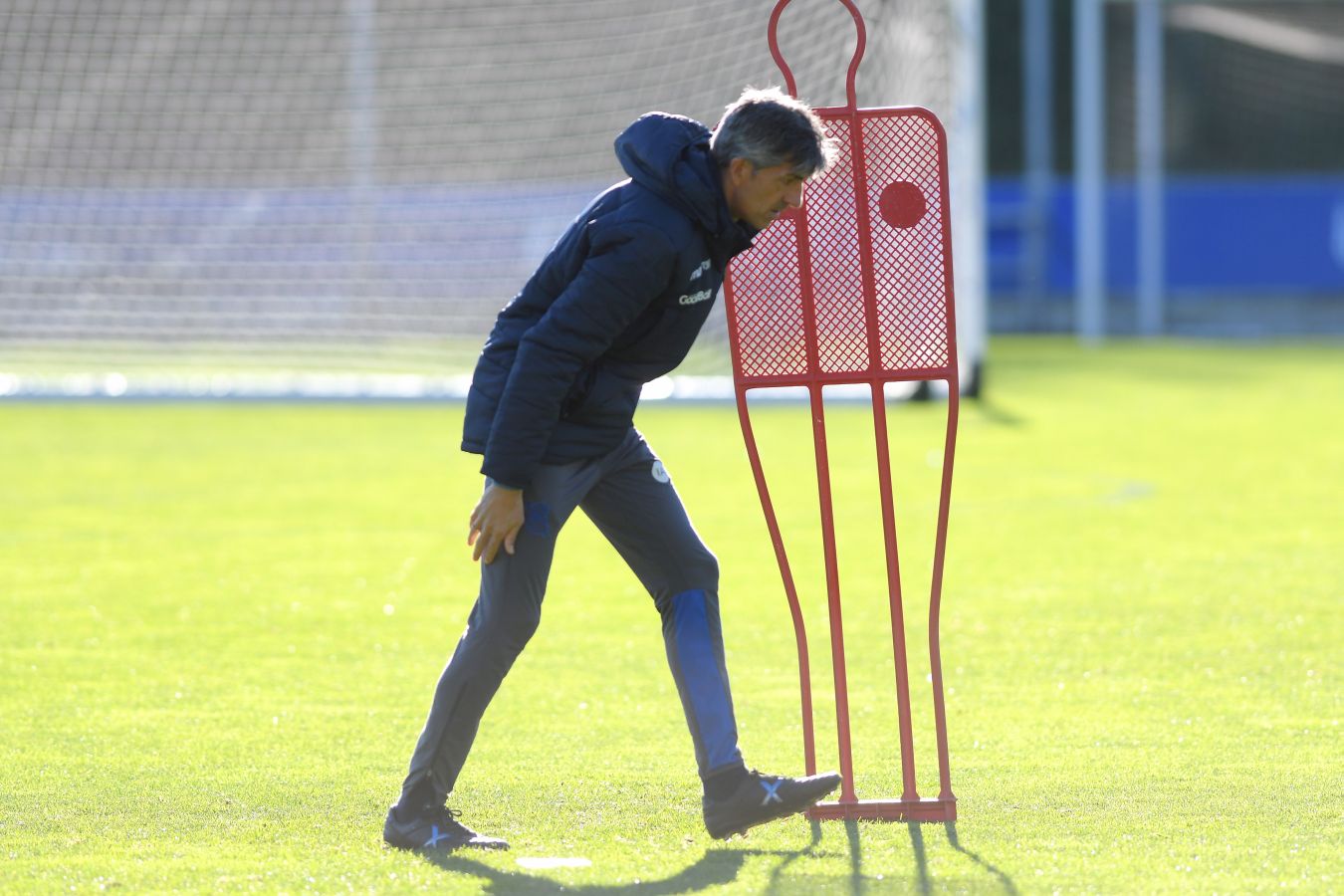 En la típica sesión en el José Luis Orbegozo la Real prepara desde ya el torneo del KO.