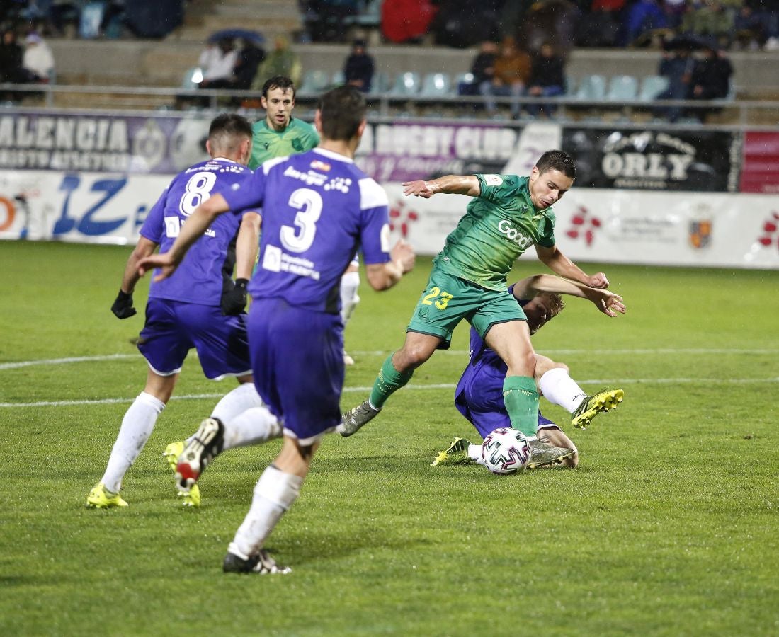 La Real Sociedad ganó al Becerril (0-8) y superó la eliminatoria de Copa en La Balastera 