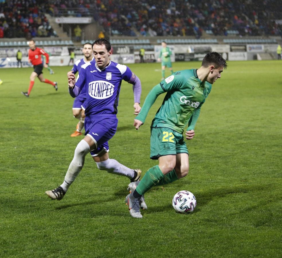 La Real Sociedad ganó al Becerril (0-8) y superó la eliminatoria de Copa en La Balastera 