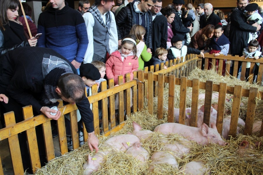 Los talos y las txistorras han tomado las calles de Azpeitia convirtiéndose los protagonistas indiscutibles. 
