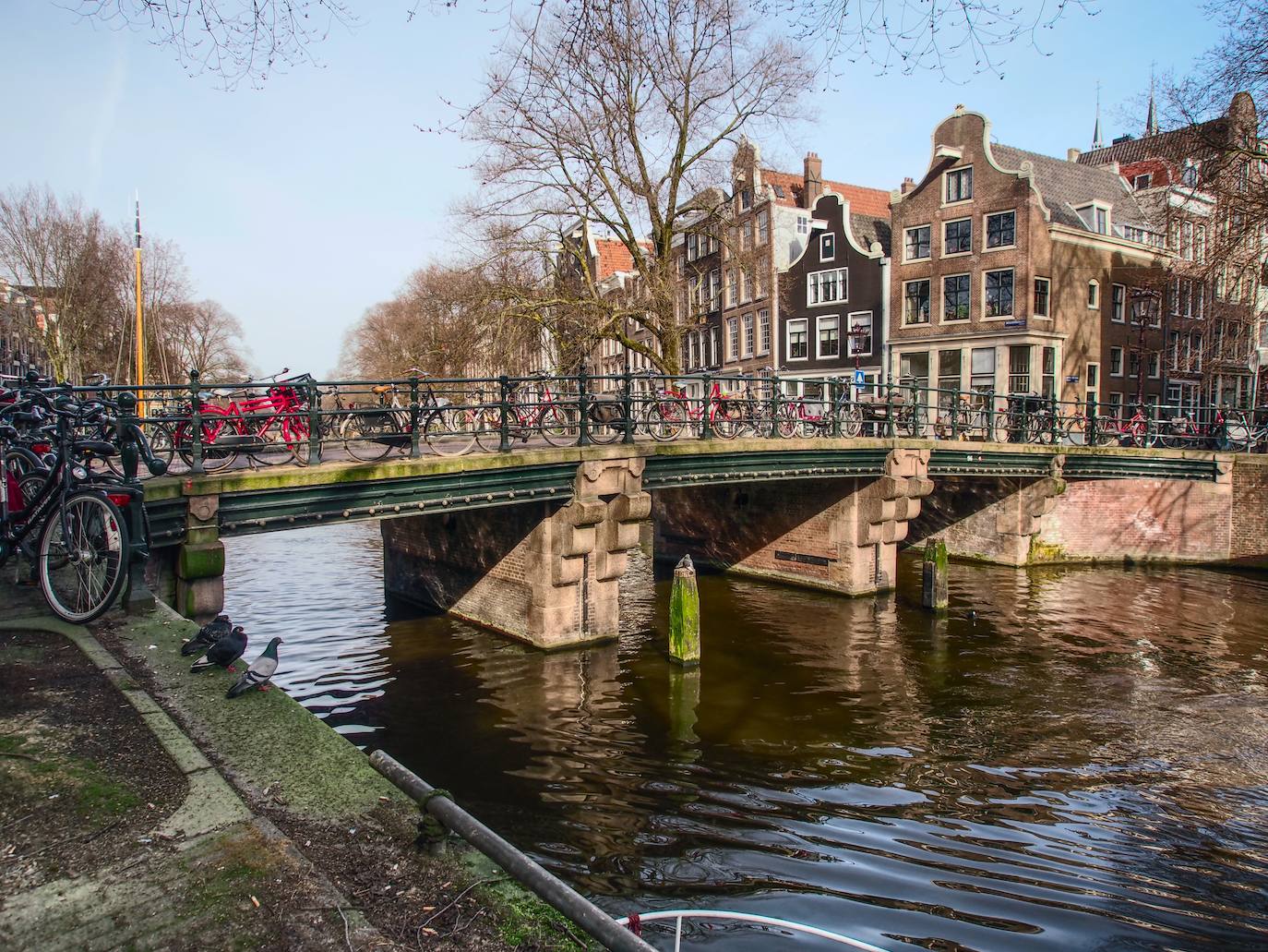 Canal Brouwersgracht (Amsterdam, Holanda)