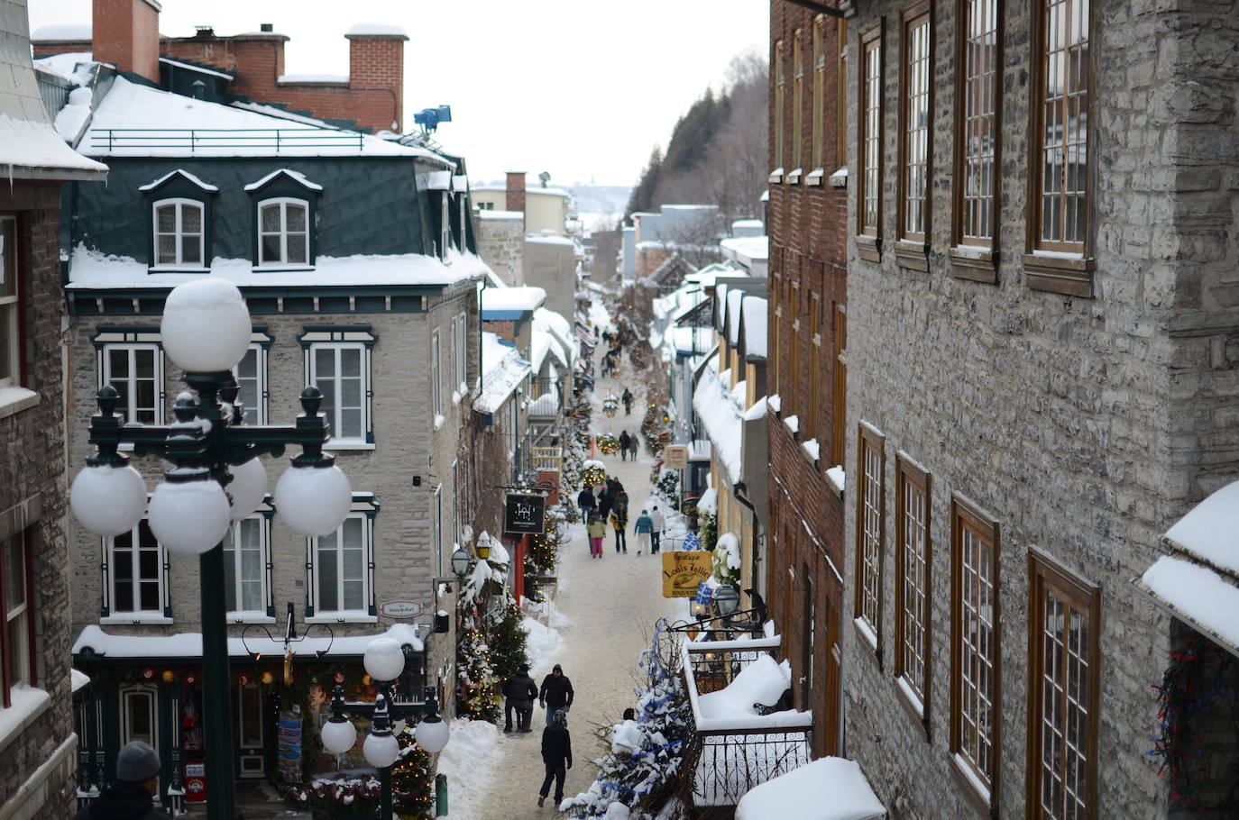 Rue du Petir Champlain ( Quebec, Canadá) 