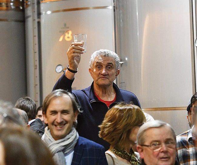 Fotos: Miguel Indurain inauguró la temporada de sidrerías en Saizar