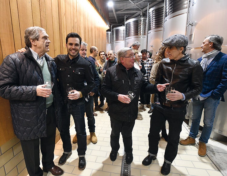 Fotos: Miguel Indurain inauguró la temporada de sidrerías en Saizar