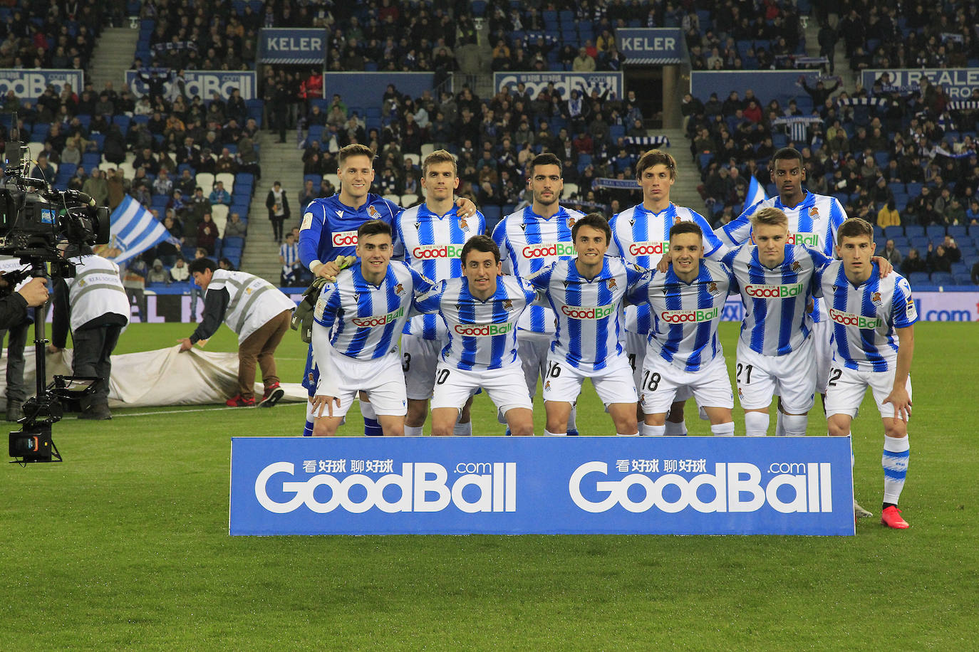 Buen ambiente en la eliminatoria copera que ha enfrentado a los realistas contra el Espanyol