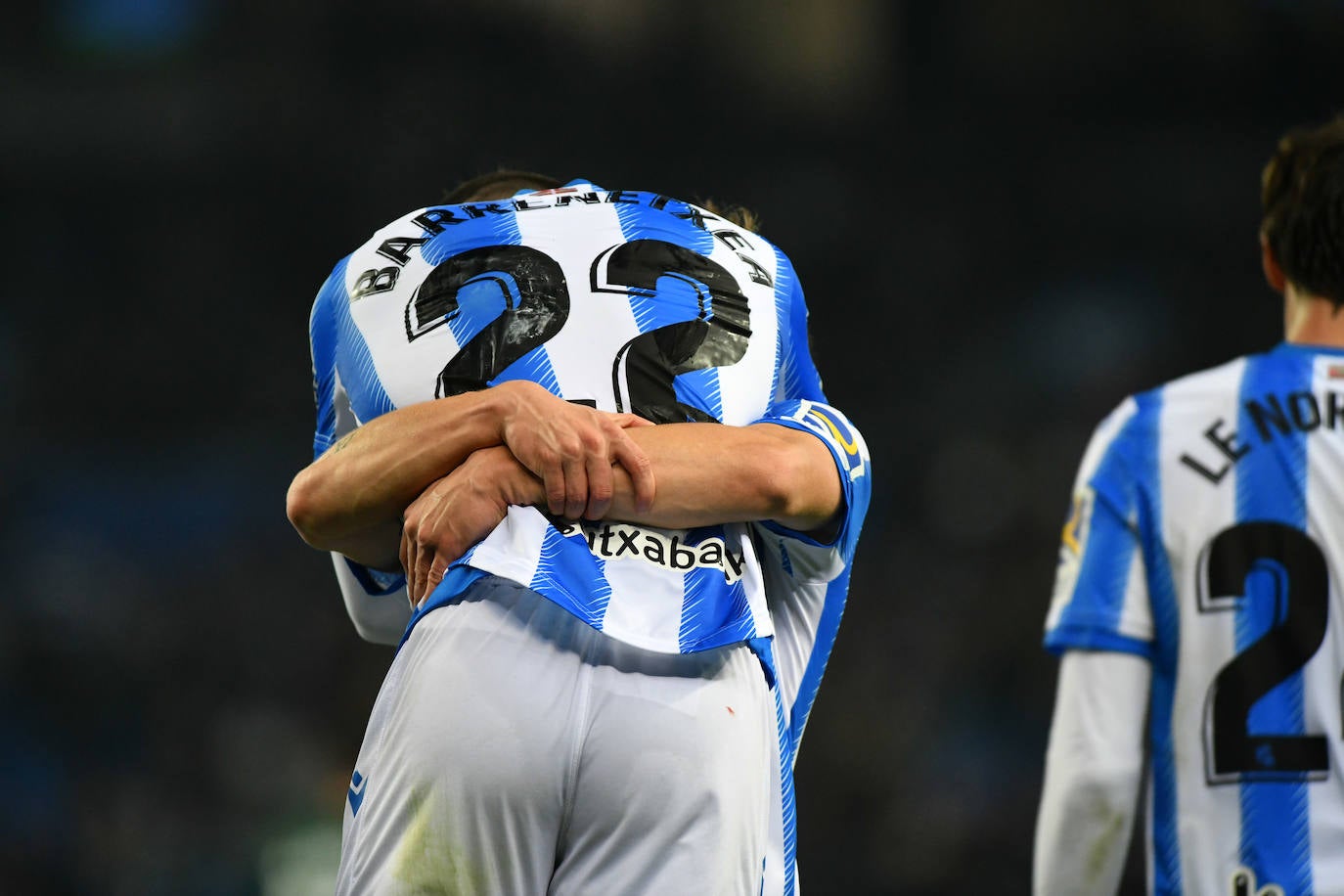 Buen ambiente en la eliminatoria copera que ha enfrentado a los realistas contra el Espanyol