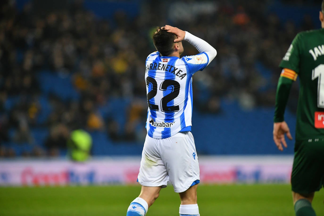 Buen ambiente en la eliminatoria copera que ha enfrentado a los realistas contra el Espanyol